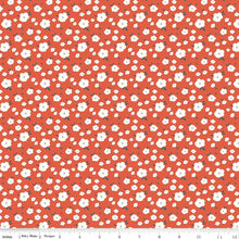 Load image into Gallery viewer, Serendipity 2 Flower Bed Orange Half Yard
