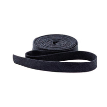 Load image into Gallery viewer, Double Fold 1/2" Bias Tape Chambray Shot Cotton Inkwell Blue Binding
