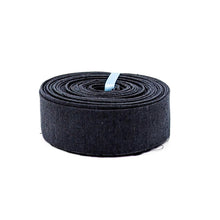 Load image into Gallery viewer, Quilt Binding Chambray Shot Cotton Inkwell Blue 1 1/4" Single Fold
