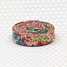 Load image into Gallery viewer, Double Fold Bias Tape 1/2'' Liberty of London Tana Lawn Margaret Annie Tropical

