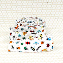 Load image into Gallery viewer, Quilt Binding Happy Haven Bug Life White 1 1/4'' Single Fold
