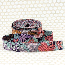 Load image into Gallery viewer, Double Fold Bias Tape 1/2'' Liberty of London Tana Lawn Ciara Purple
