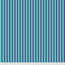 Load image into Gallery viewer, Tula Pink Tent Stripe Iris Fabric Half Yards
