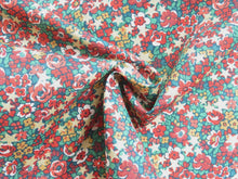 Load image into Gallery viewer, Liberty of London Organic 1/2" Double Fold Bias Tape Emma Etoile Gold Metallic Stars
