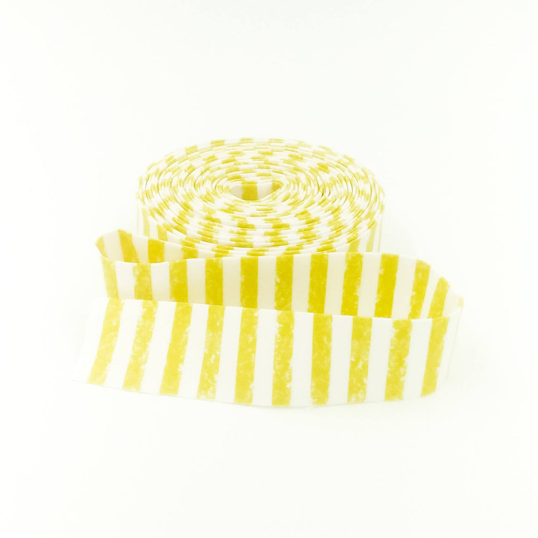 Quilt Binding Crayon Stripe Little Lemon Yellow