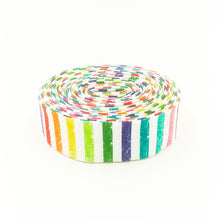 Load image into Gallery viewer, Quilt Binding Crayon Stripe Rainbow Multi
