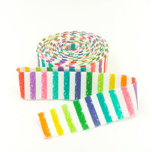 Quilt Binding Crayon Stripe Rainbow Multi