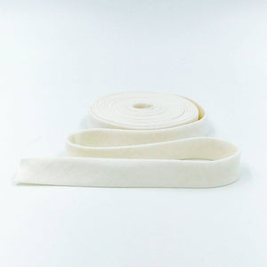 Double Fold Bias Tape 1/2'' Linen Blend Off White