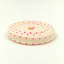 Load image into Gallery viewer, Double Fold Bias Tape 1/2&#39;&#39; True Colors Tiny Dots Cosmic Cream Tula Pink
