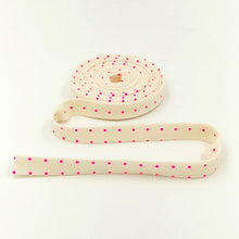 Load image into Gallery viewer, Double Fold Bias Tape 1/2&#39;&#39; True Colors Tiny Dots Cosmic Cream Tula Pink

