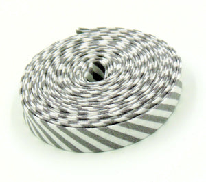 Bias Tape Stripes Gray & White