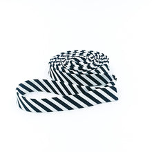 Load image into Gallery viewer, Bias Tape Stripes Black &amp; White

